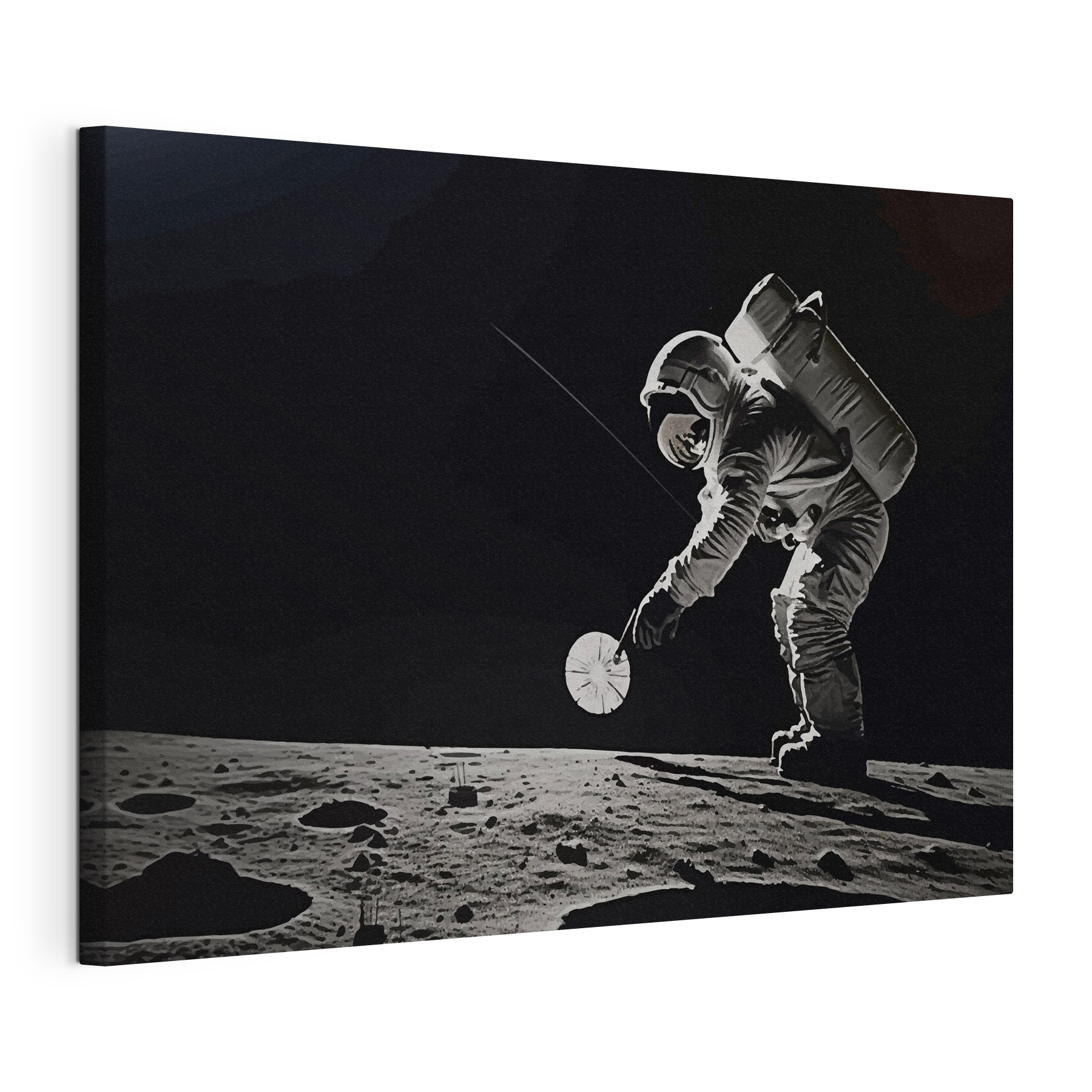 Astronaut on the moon