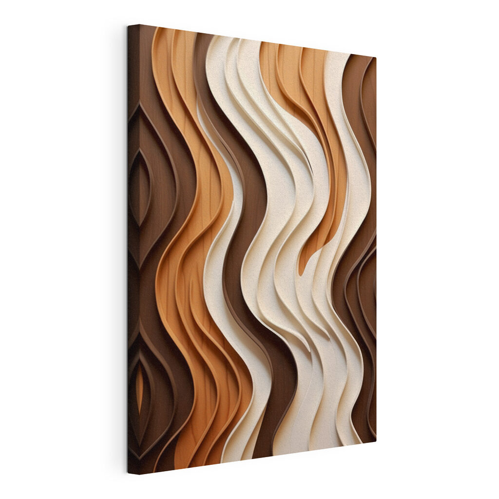 Flowing patterns in earthy tones