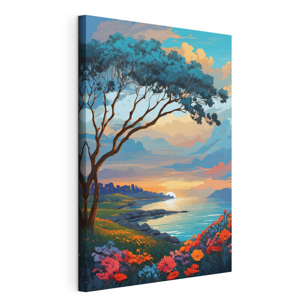 Tree next to a body of water