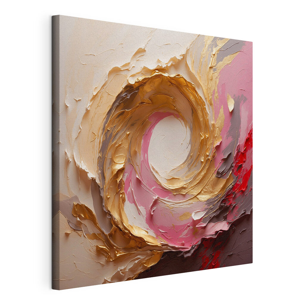 Colorful swirling abstract composition