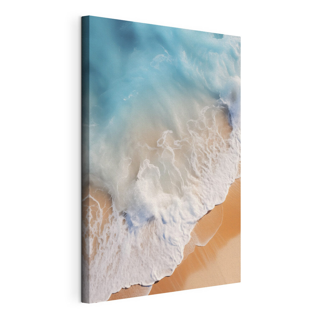 Waves crashing on a beach Waves crashing on a beach