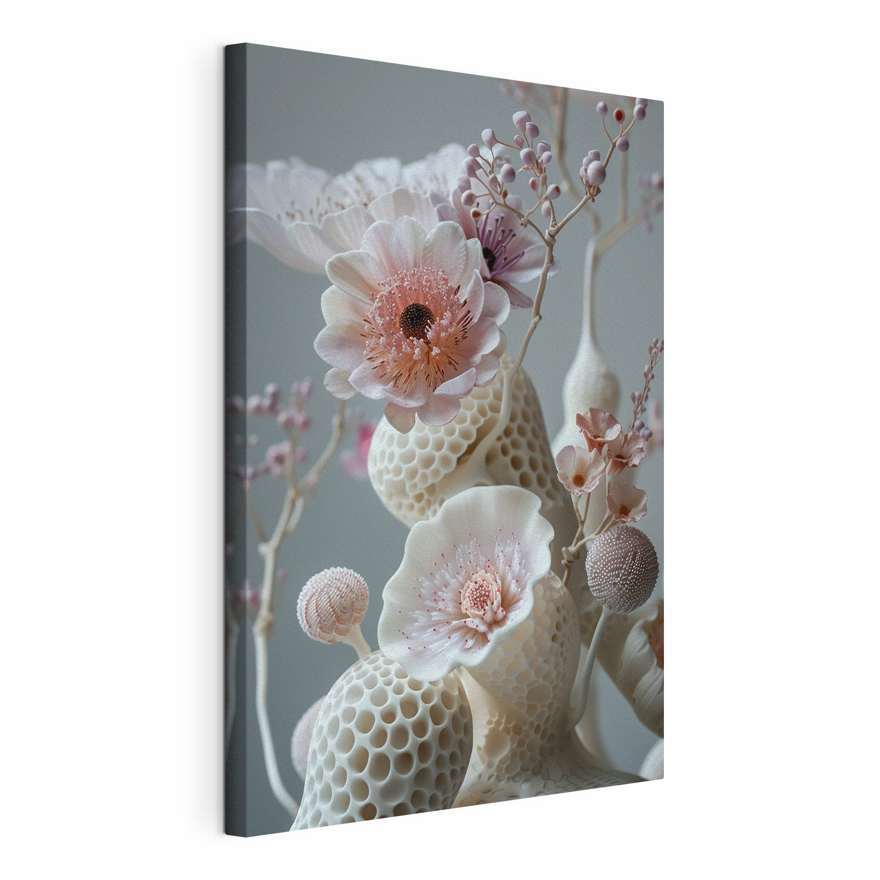 Delicate blooms in soft pastel hues Delicate blooms in soft pastel hues