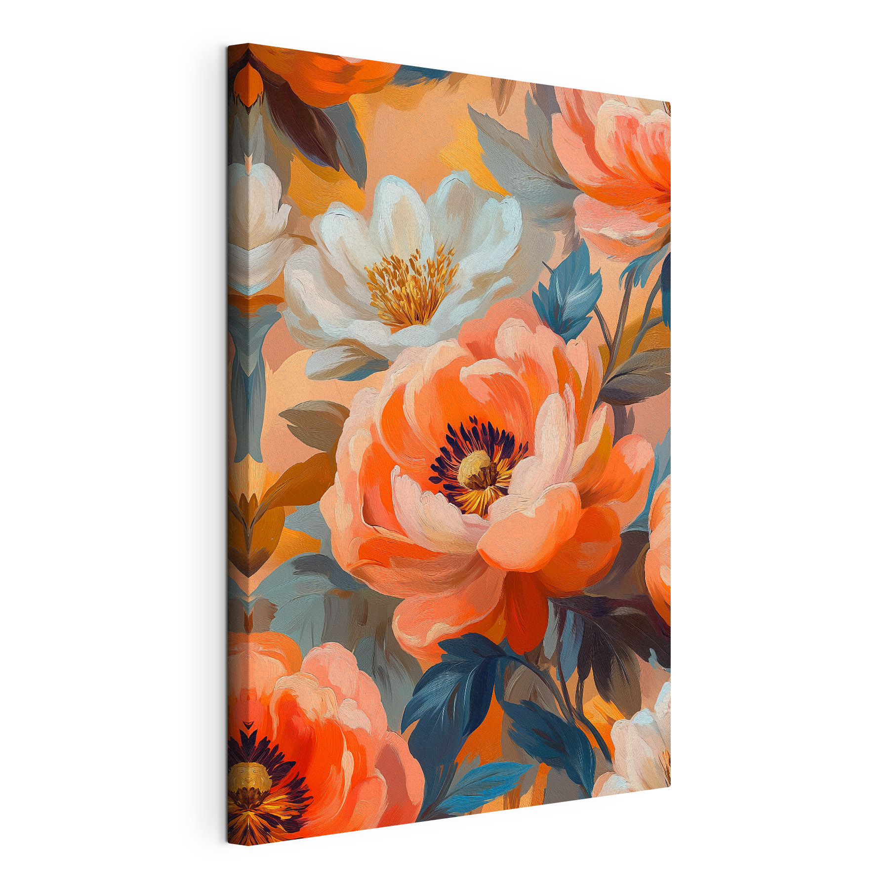 Vibrant blooms in soft pastel hues Vibrant blooms in soft pastel hues