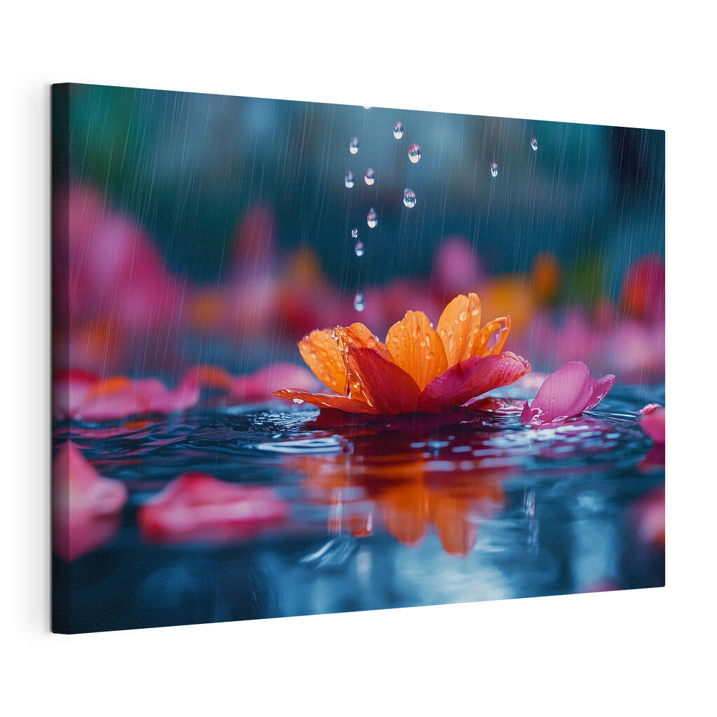 Flower in the water Flower in the water