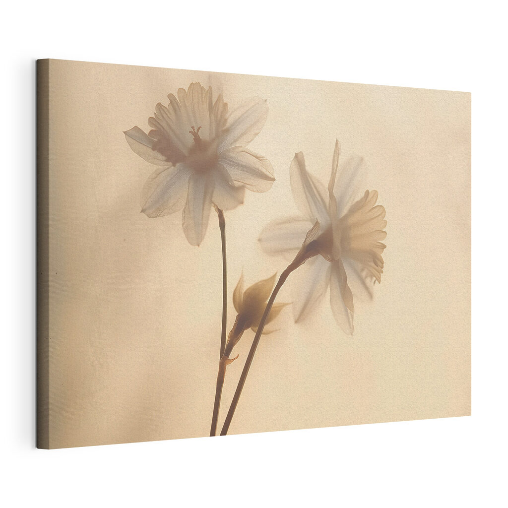 Delicate flowers in soft light