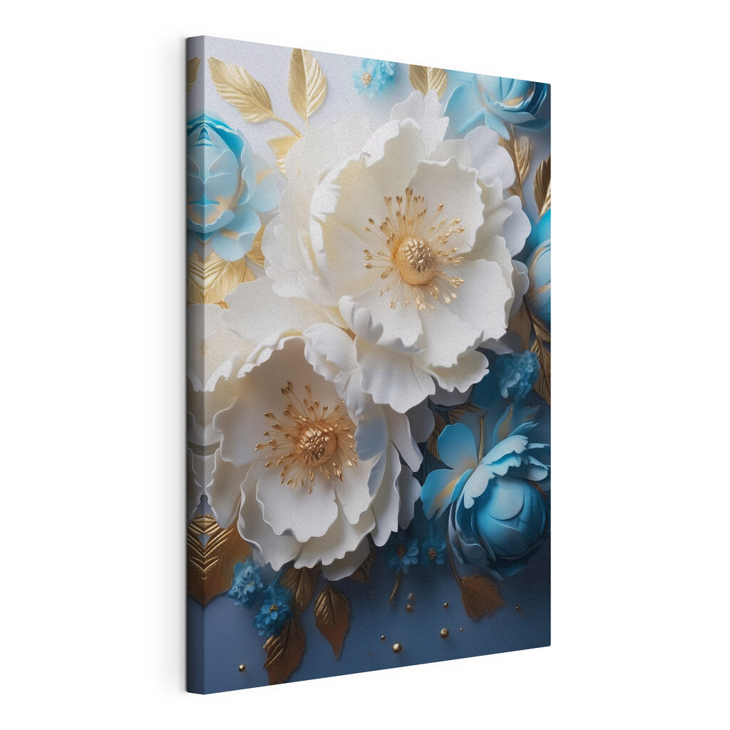 Elegant flowers in serene colors Elegant flowers in serene colors