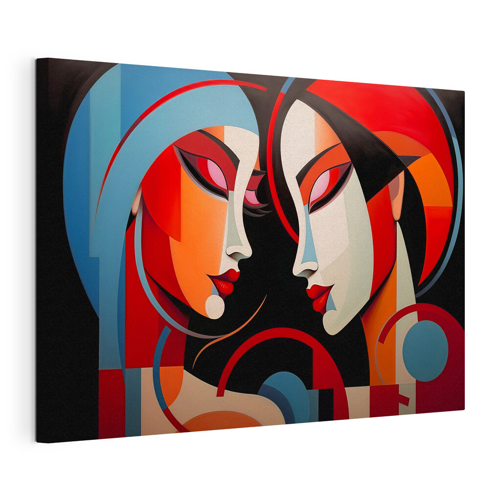 Painting of two women Painting of two women