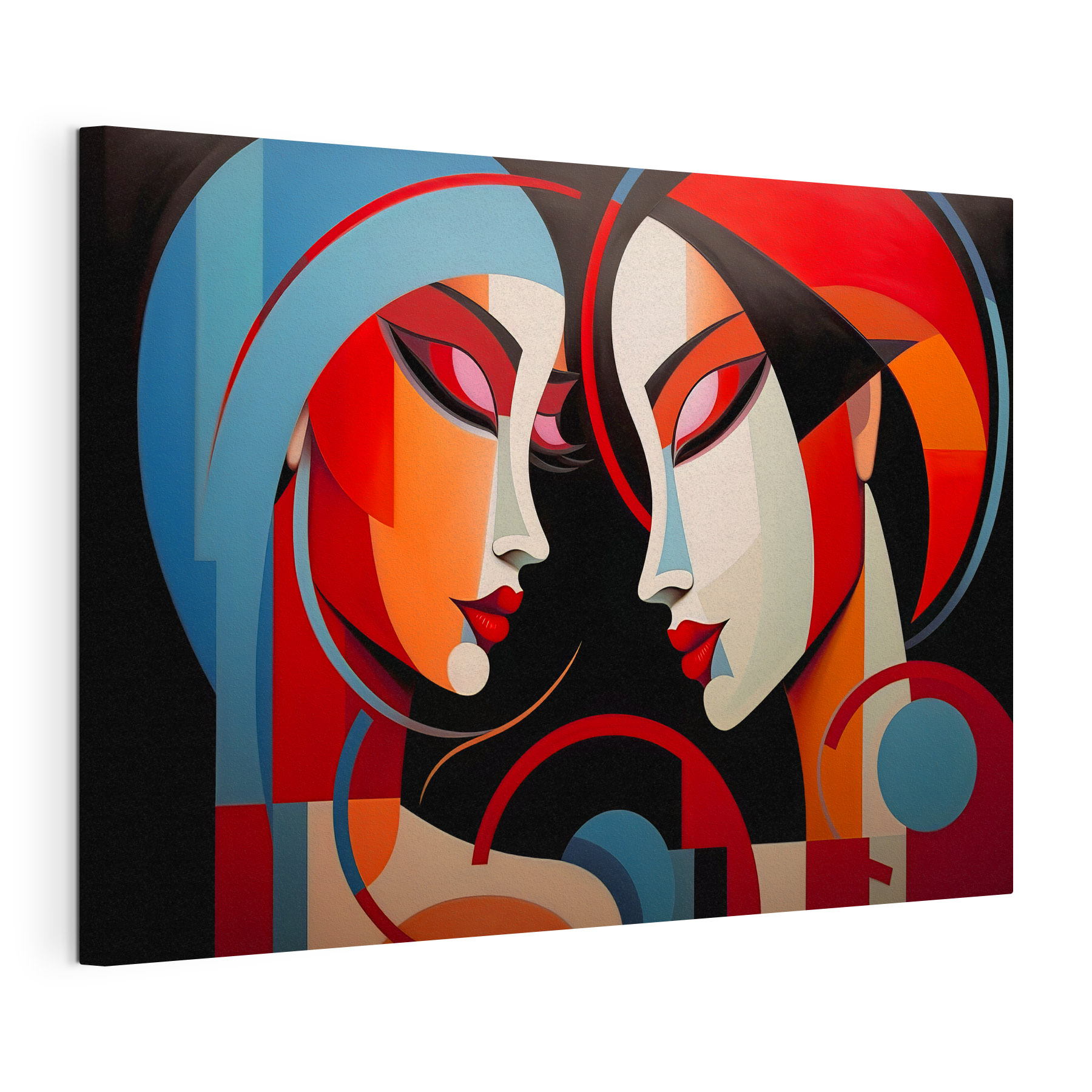 Painting of two women Painting of two women