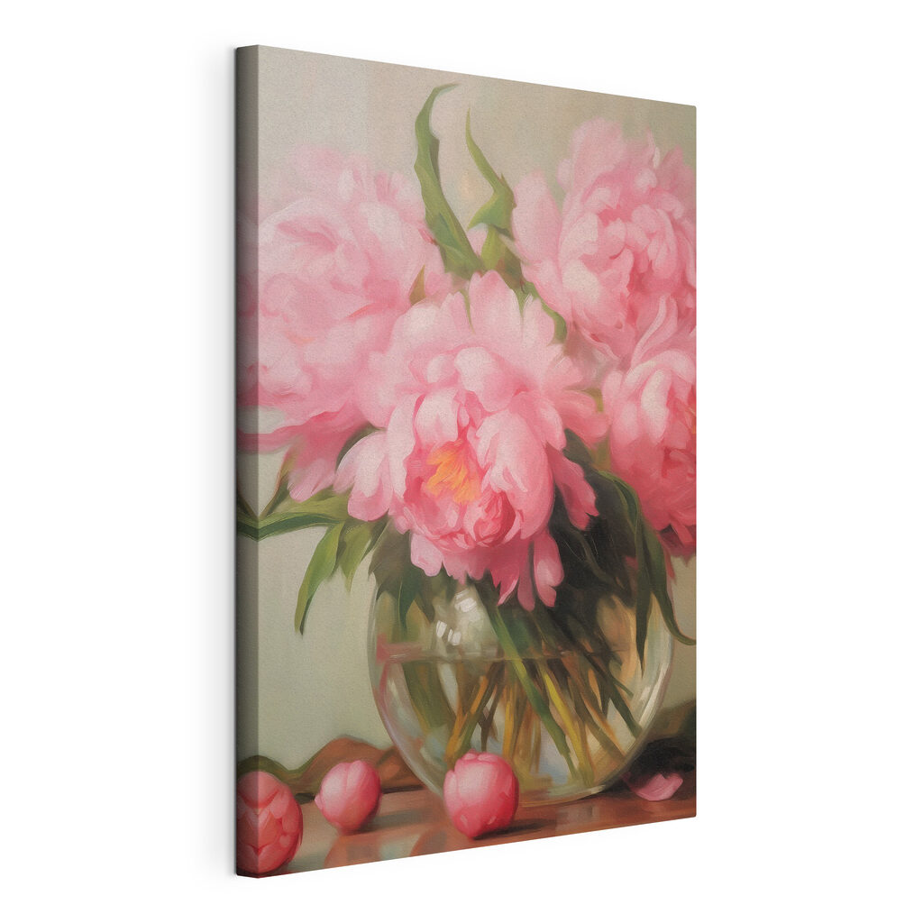 Vase of pink flowers Vase of pink flowers
