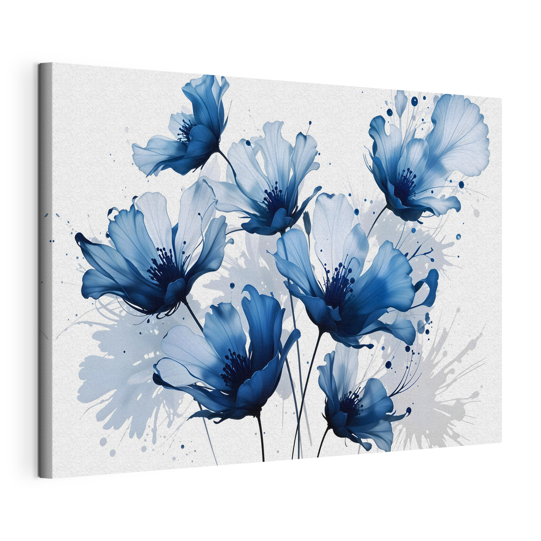 Group of blue flowers