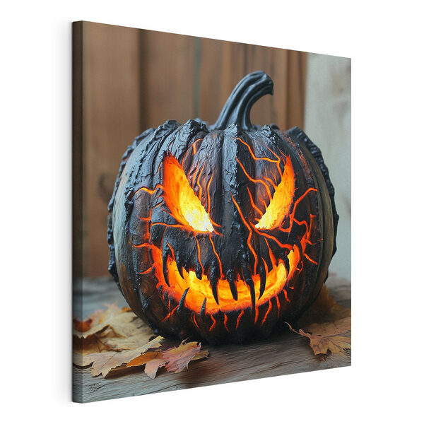 Quadri Zucca intagliata con un volto e degli occhi (COD: s41130) Quadri Quadri Zucca intagliata con un volto e degli occhi (COD: s41130)