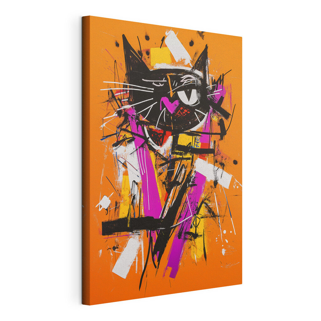 Painting of a cat