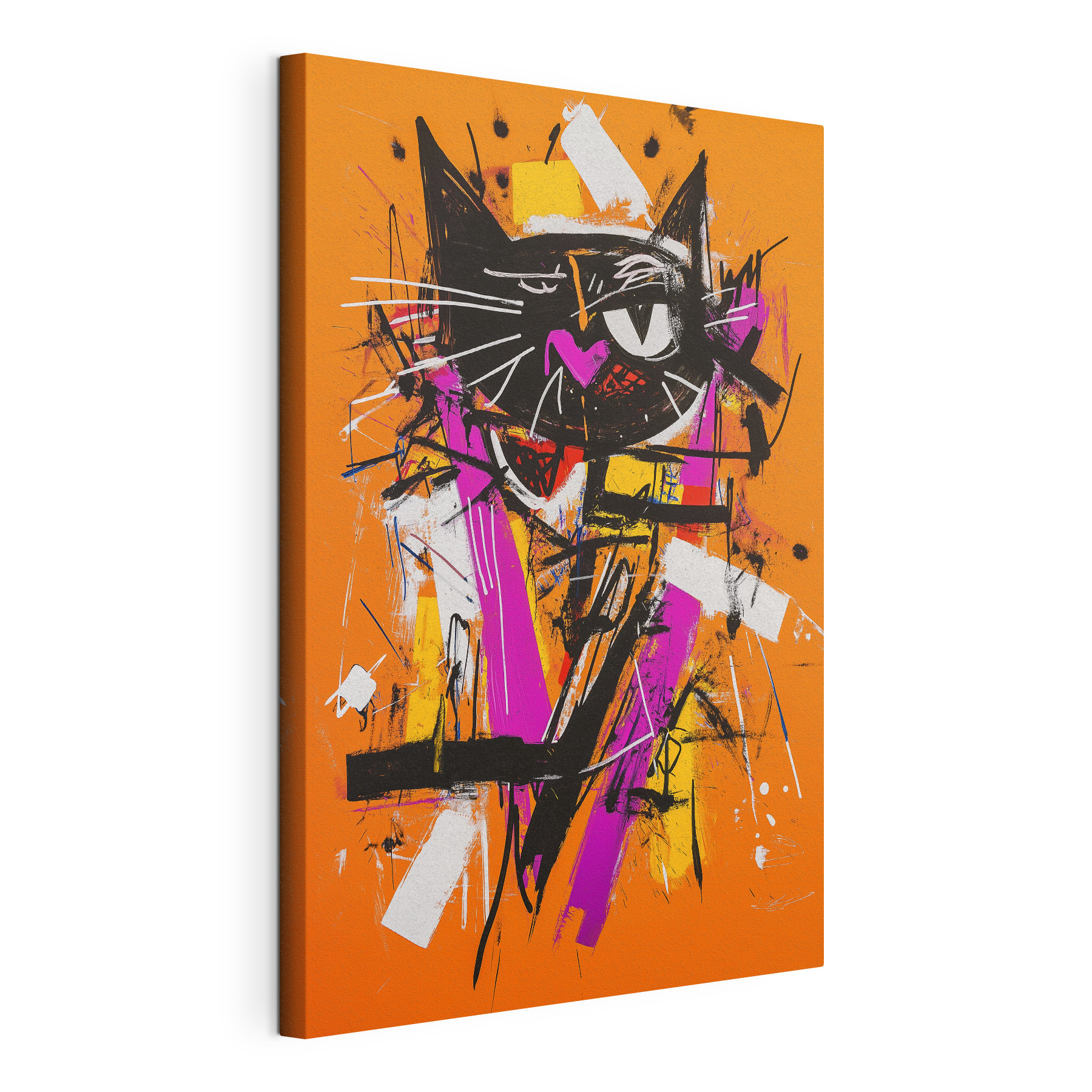 Painting of a cat