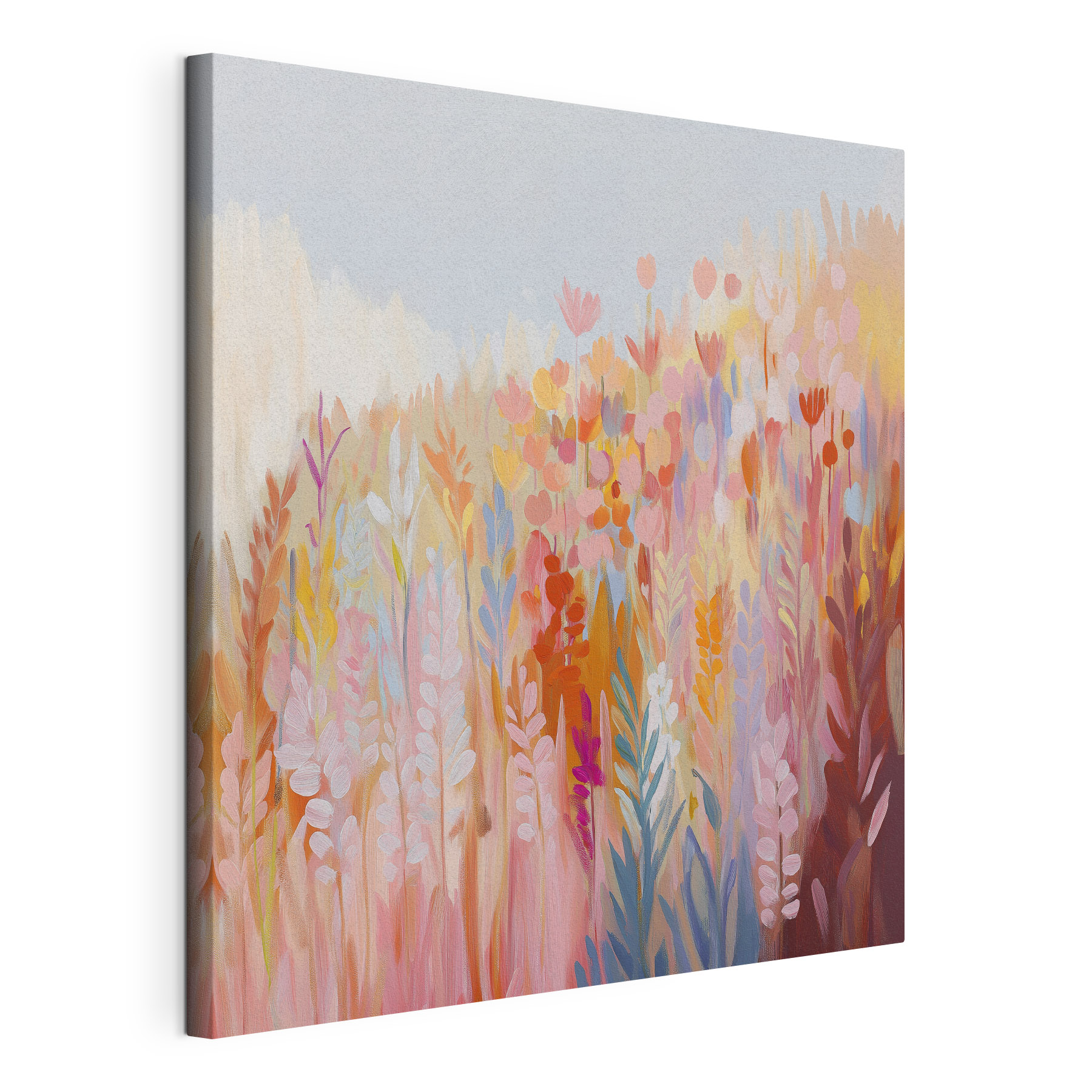Painting of flowers and plants