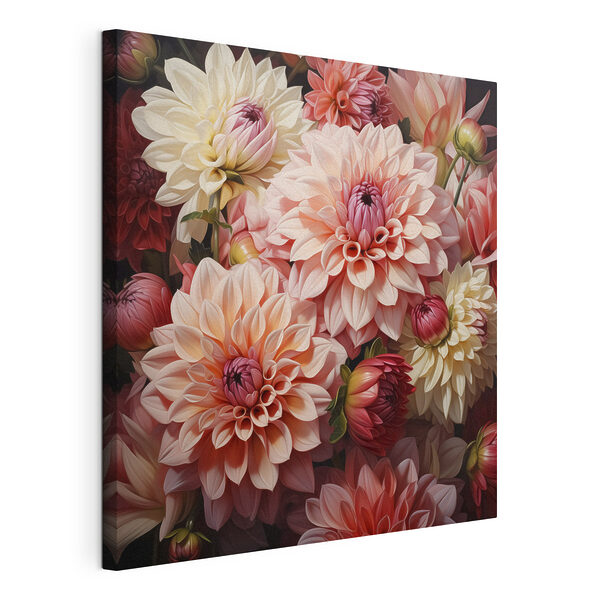 Quadri Quadri Composizione di fiori rosa e bianchi (COD: s41231)