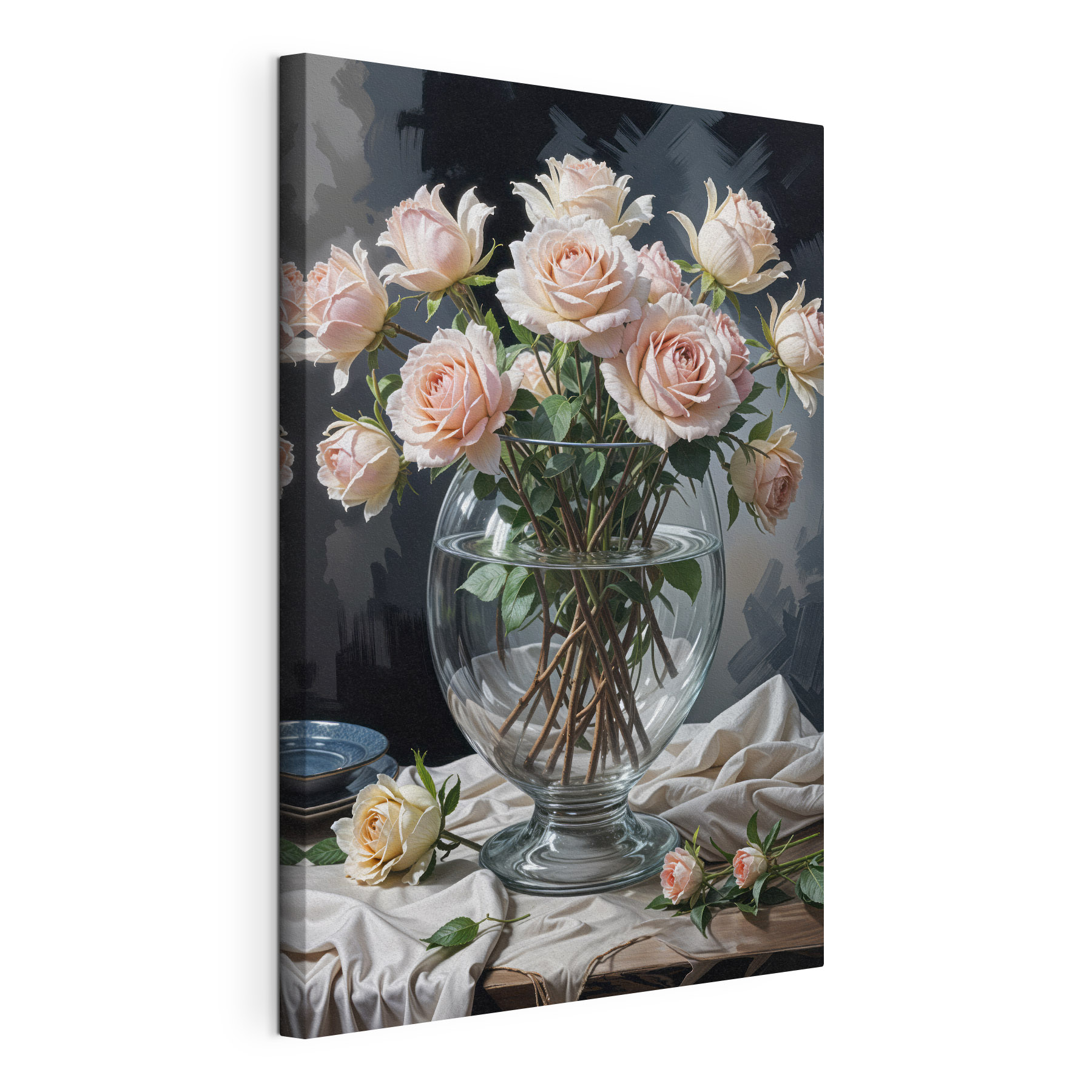 Vase of flowers with water