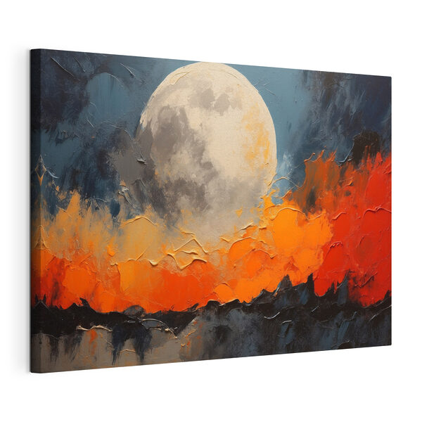 Quadri Dipinto raffigurante la luna e il fuoco (COD: s41286) Quadri Quadri Dipinto raffigurante la luna e il fuoco (COD: s41286)