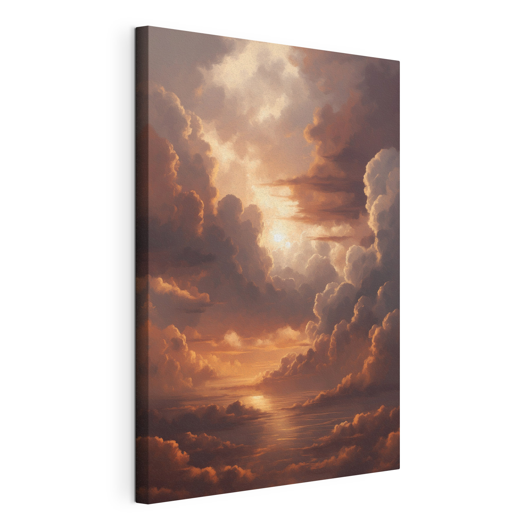 Clouds and water in the sky