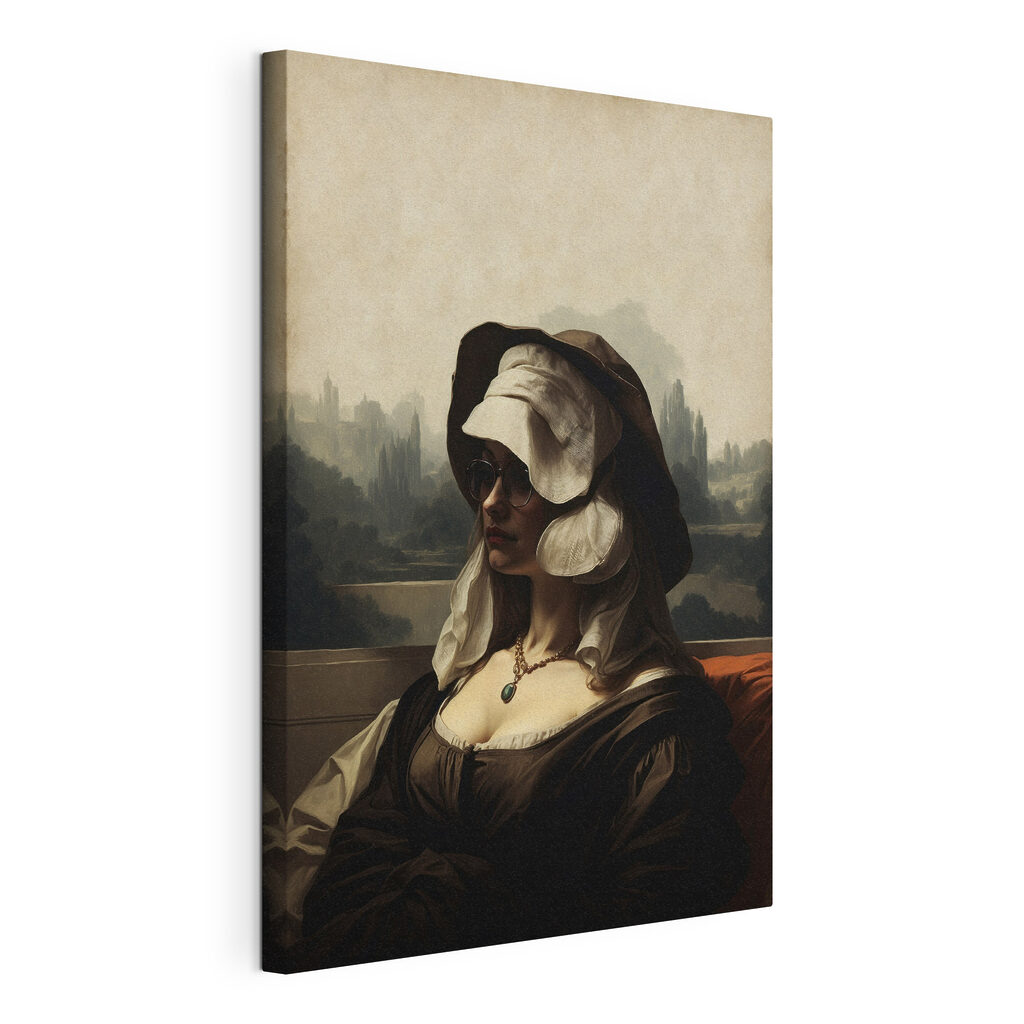 Woman in a garment Woman in a garment