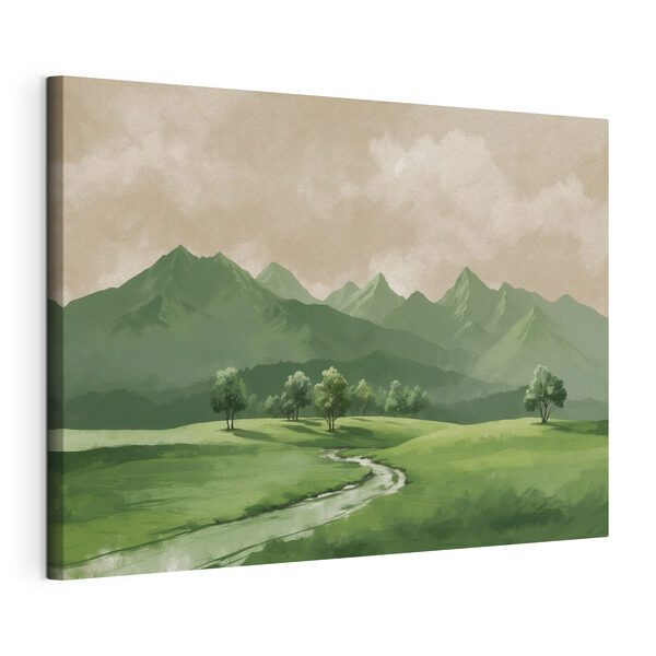 Quadri Fiume che scorre attraverso una valle circondata da alberi e montagne (COD: s41308) Quadri Quadri Fiume che scorre attraverso una valle circondata da alberi e montagne (COD: s41308)
