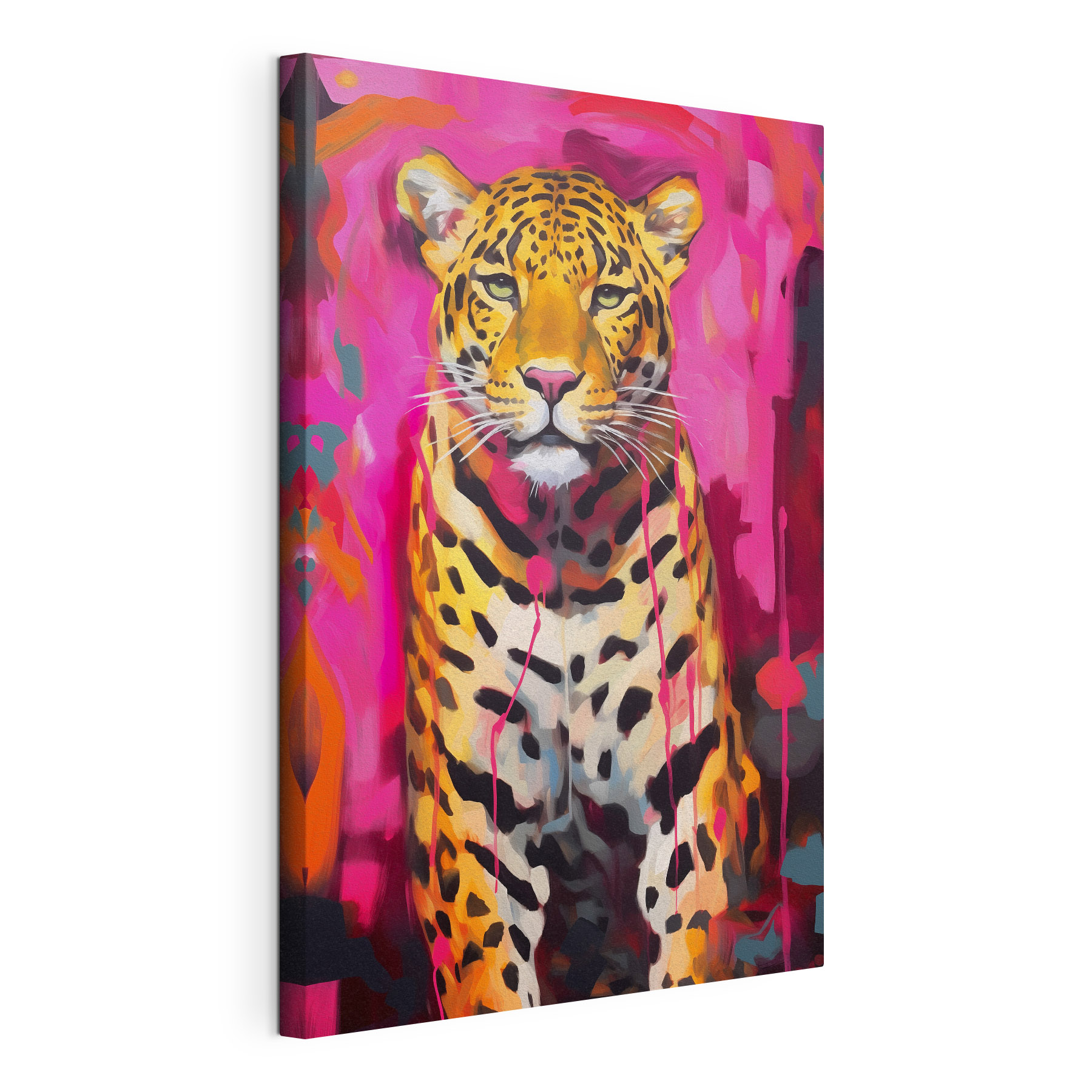 Painting of a leopard Painting of a leopard
