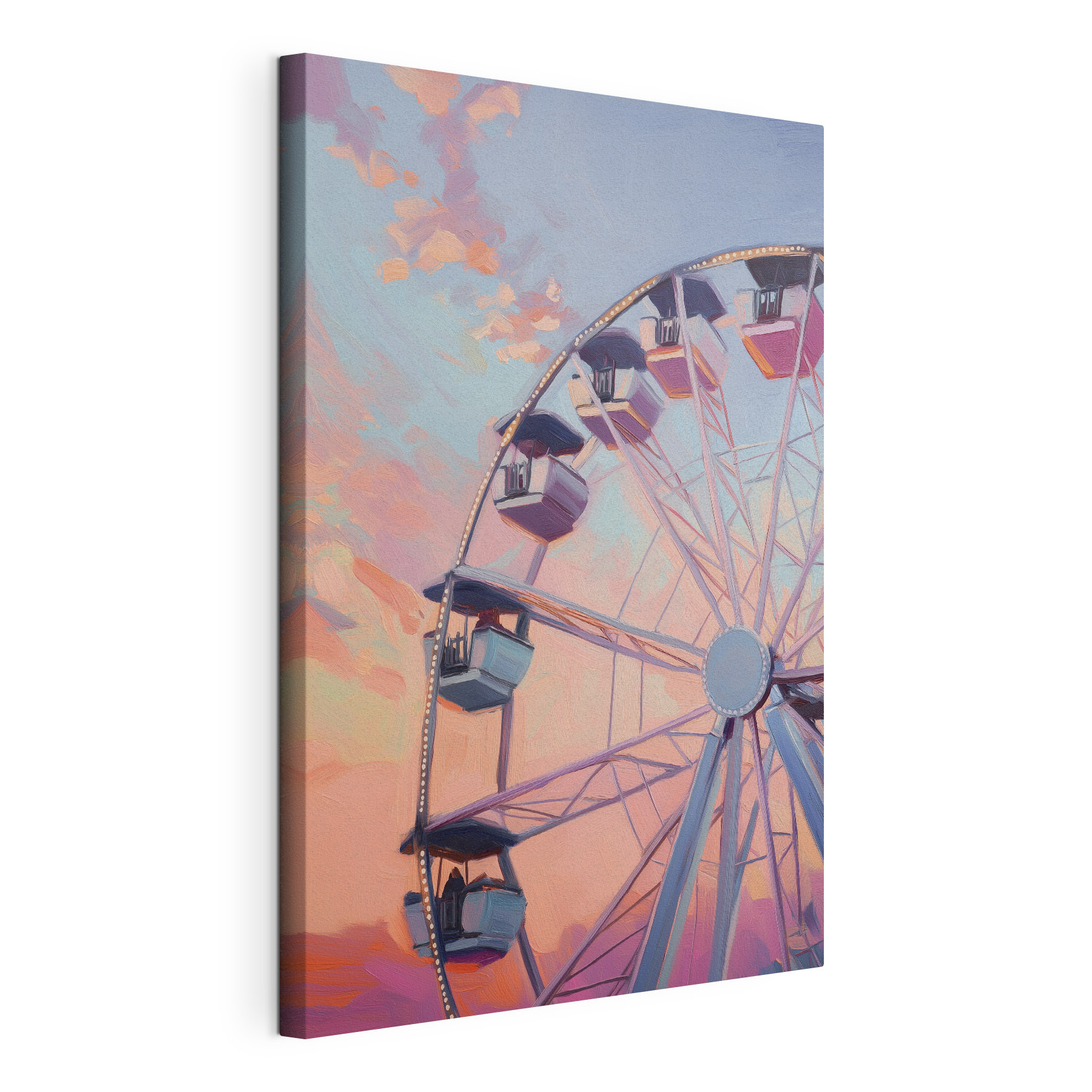 Ferris wheel with seats