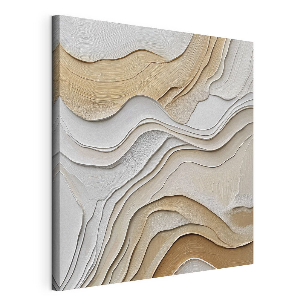 White and brown wavy lines White and brown wavy lines