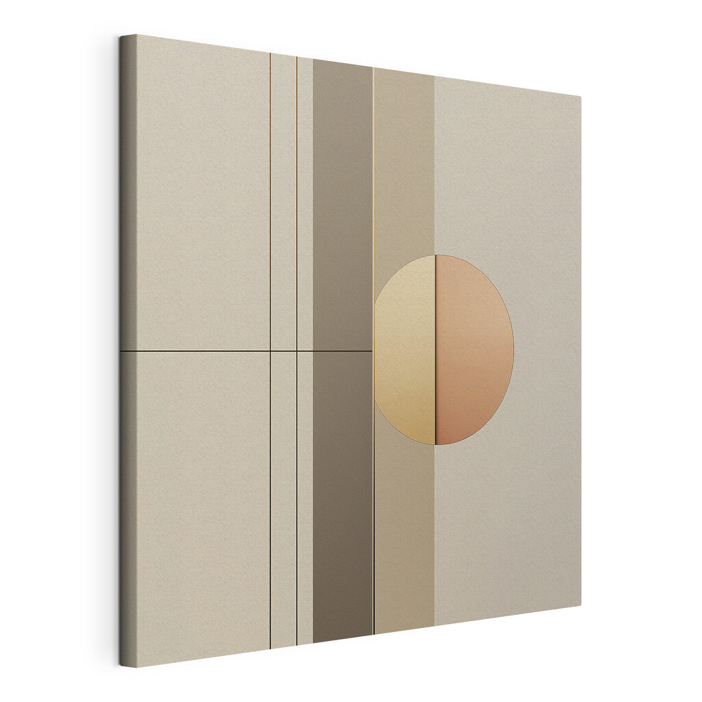 Geometric shapes in soft hues Geometric shapes in soft hues