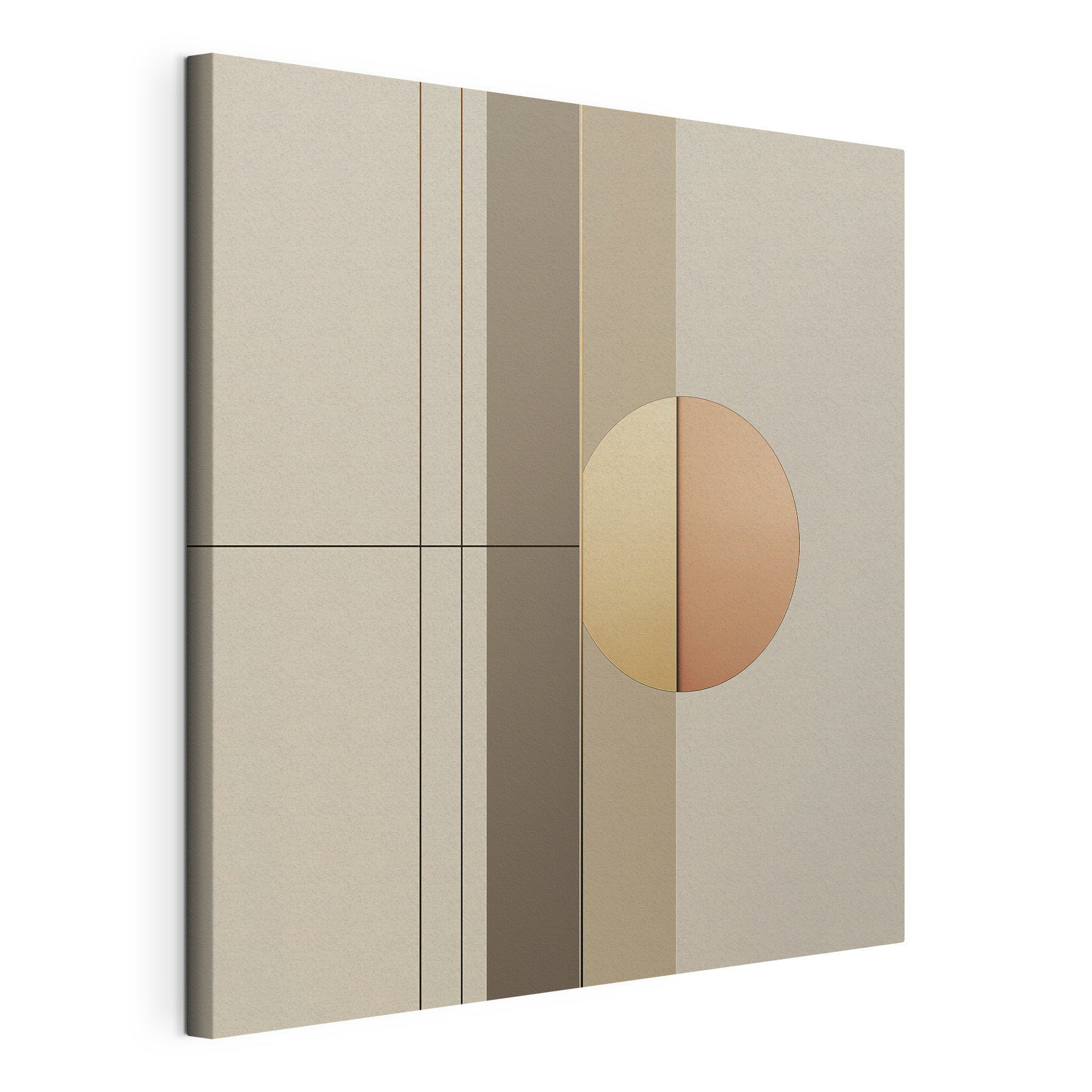 Geometric shapes in soft hues Geometric shapes in soft hues
