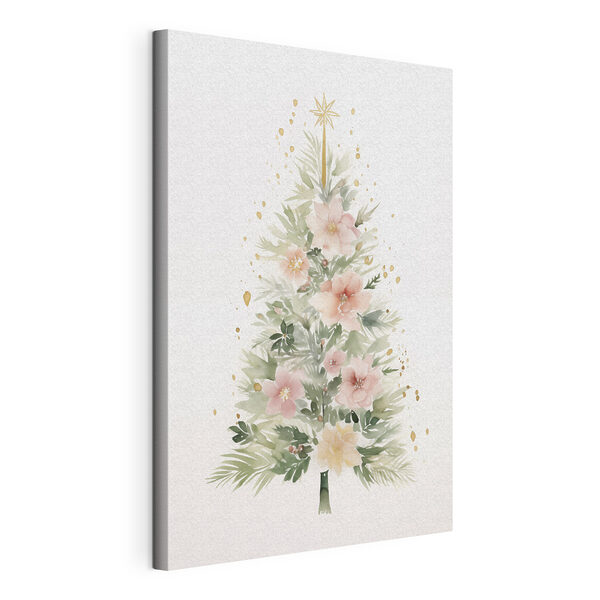 Quadri Quadri Acquerello raffigurante un albero di Natale (COD: s41360)