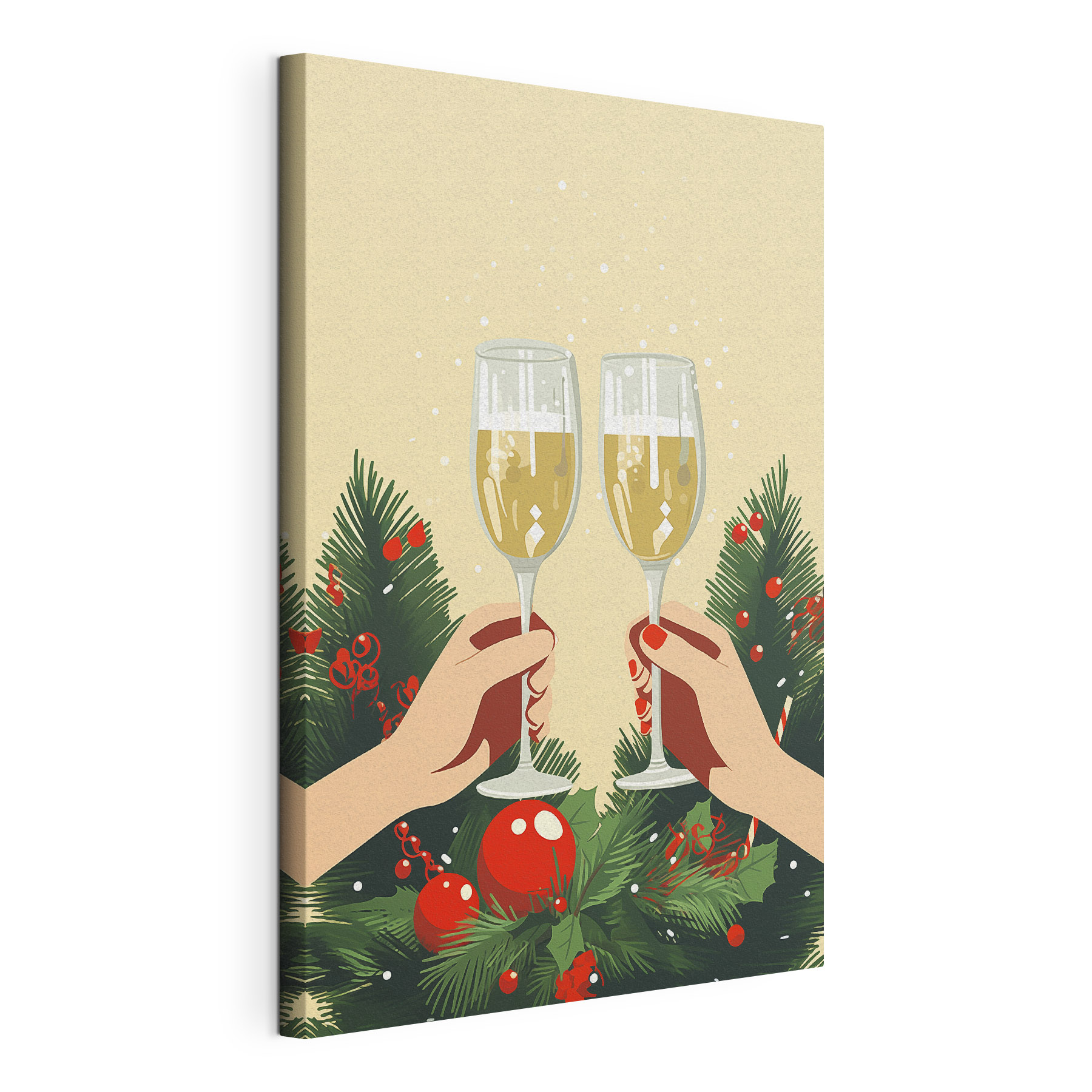 Pair of hands holding wine glasses Pair of hands holding wine glasses