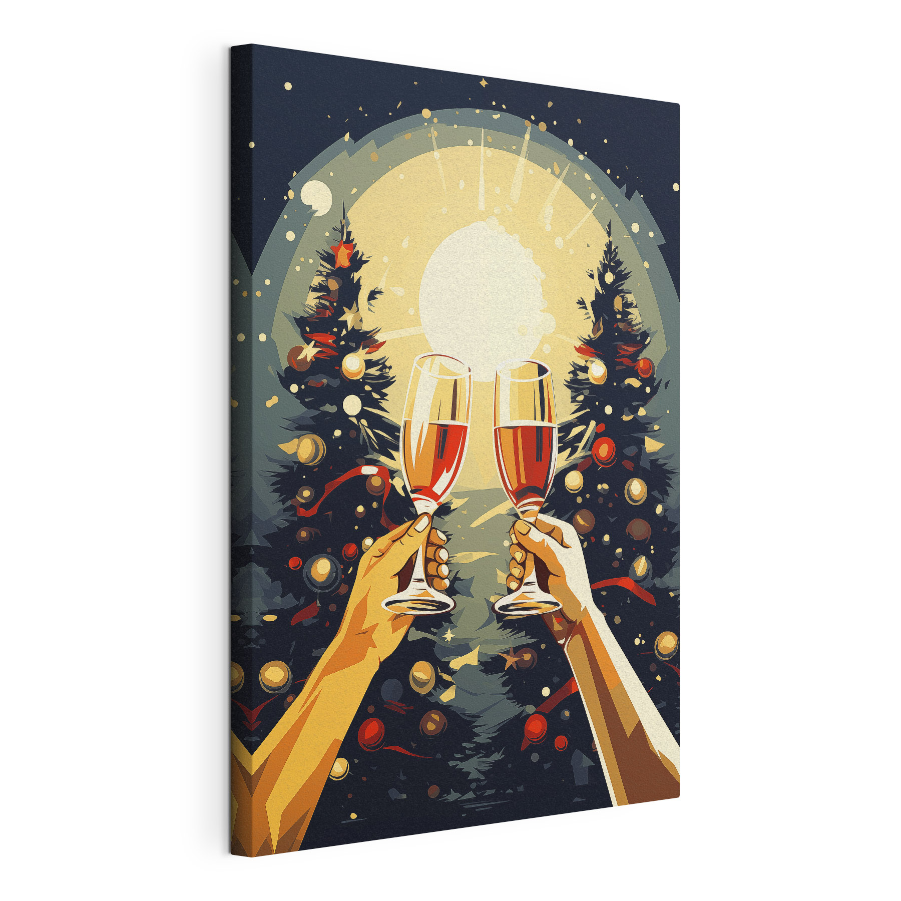 Pair of hands holding wine glasses Pair of hands holding wine glasses