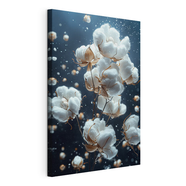 Quadri Quadri Fiori di cotone che ondeggiano dolcemente (COD: s41428)