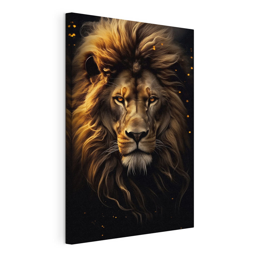 Lion with long mane Lion with long mane