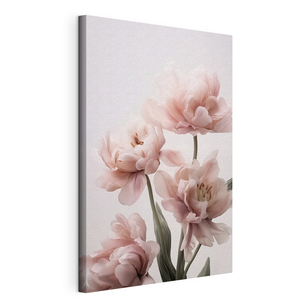 Delicate blooms in soft pastel hues