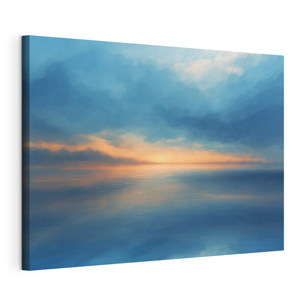 Quadri Quadri Cielo blu e arancione con nuvole (COD: s41534)