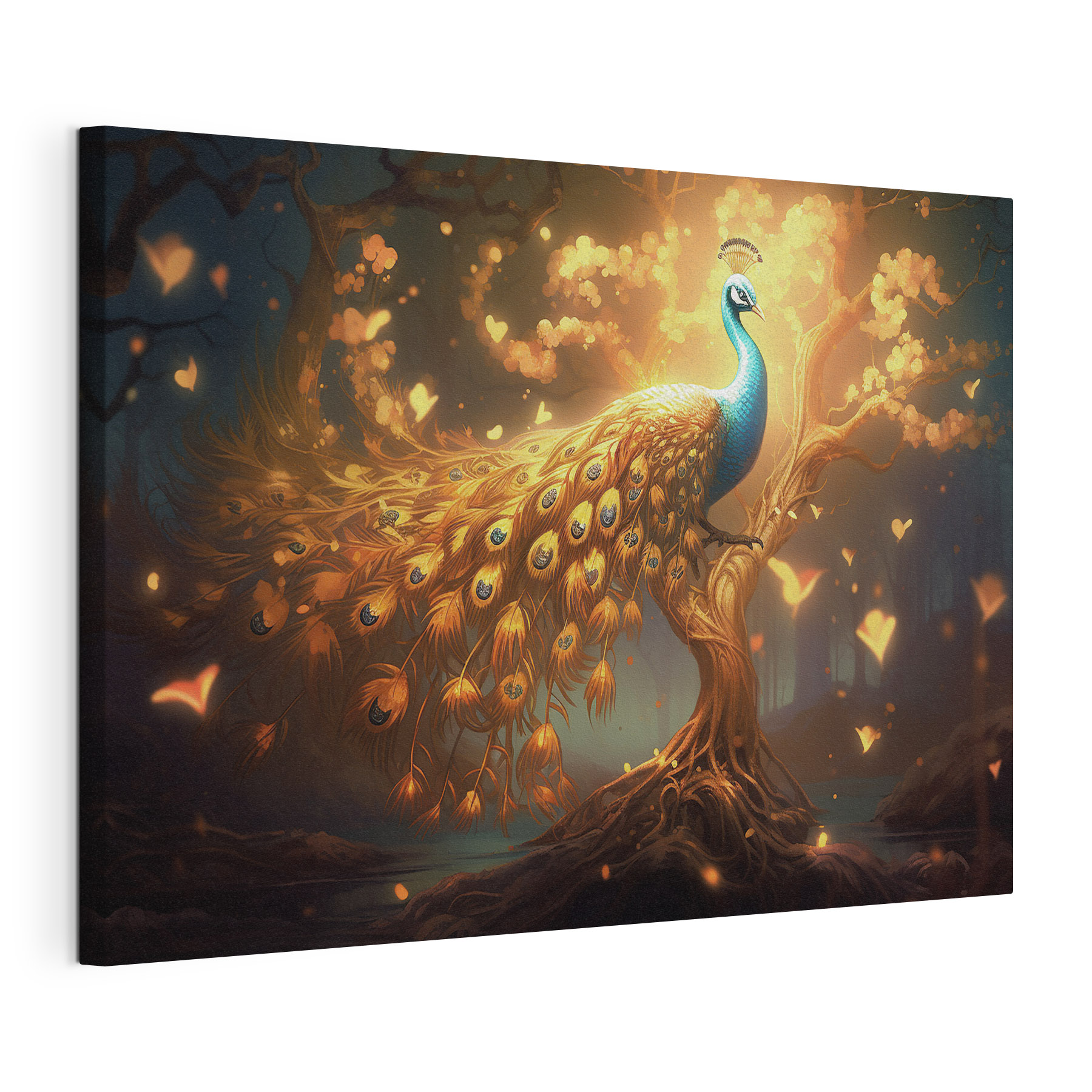 Peacock on a tree