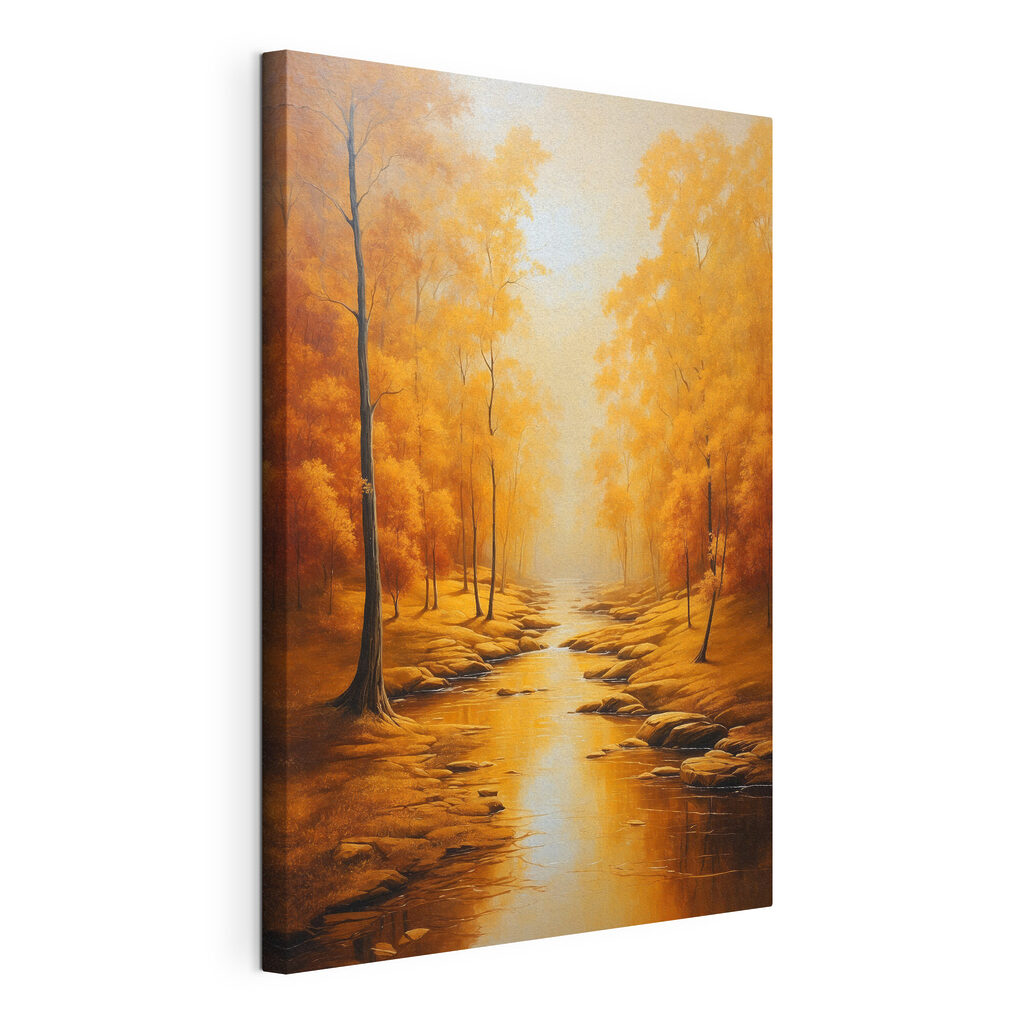 River running through a forest River running through a forest