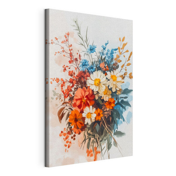 Dipinto di fiori in un vaso Quadri Dipinto di fiori in un vaso
