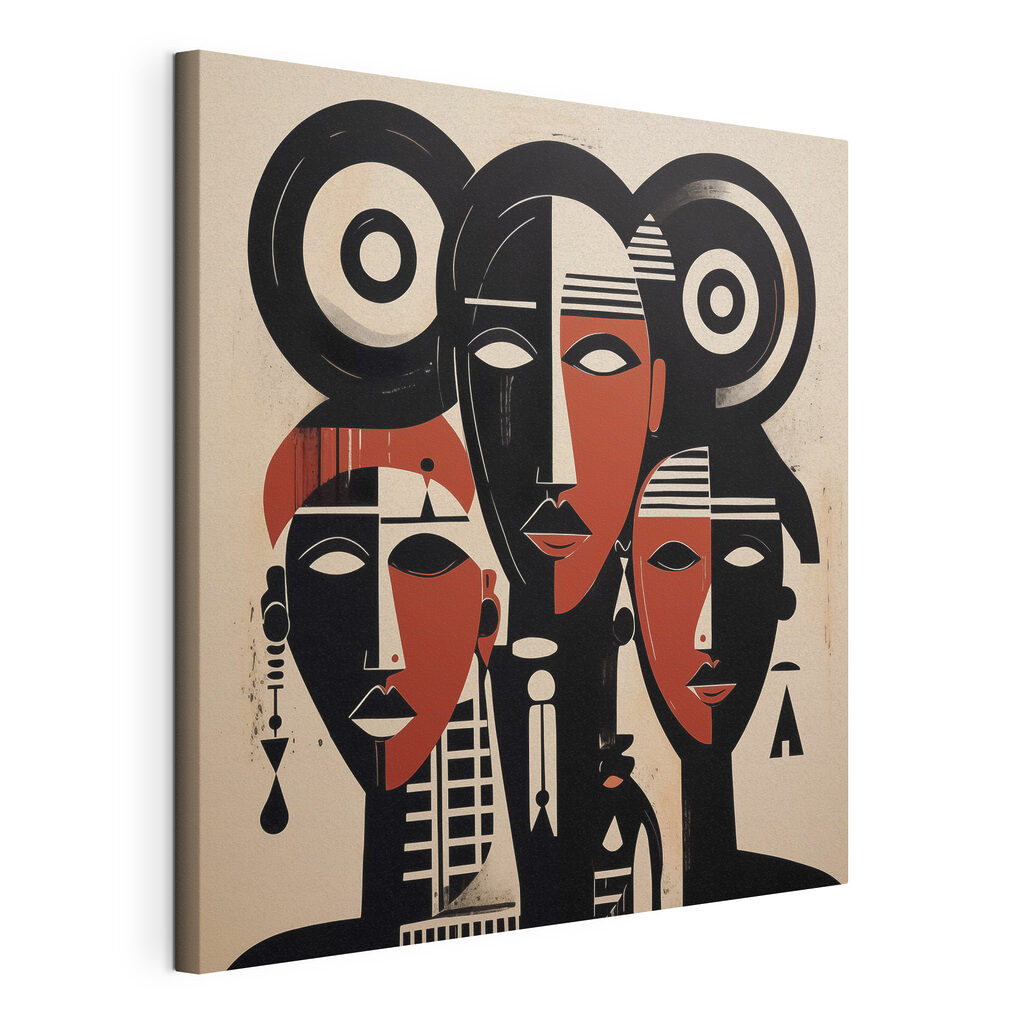 Group of people with different shapes and colors