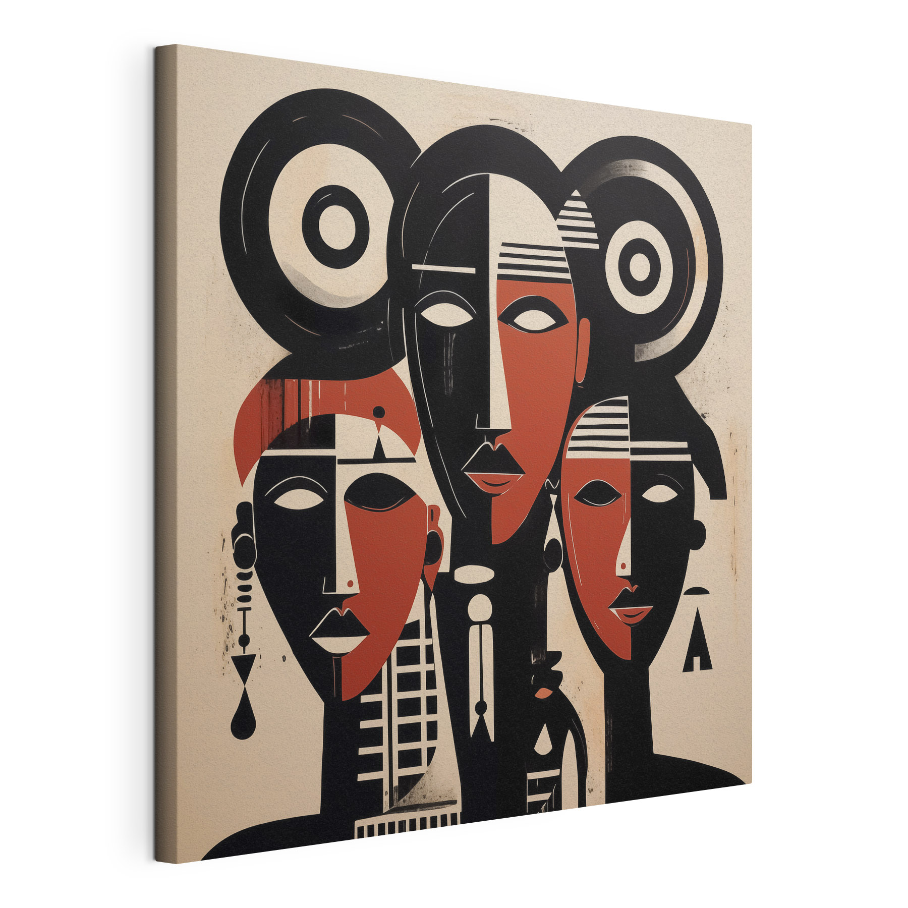 Group of people with different shapes and colors