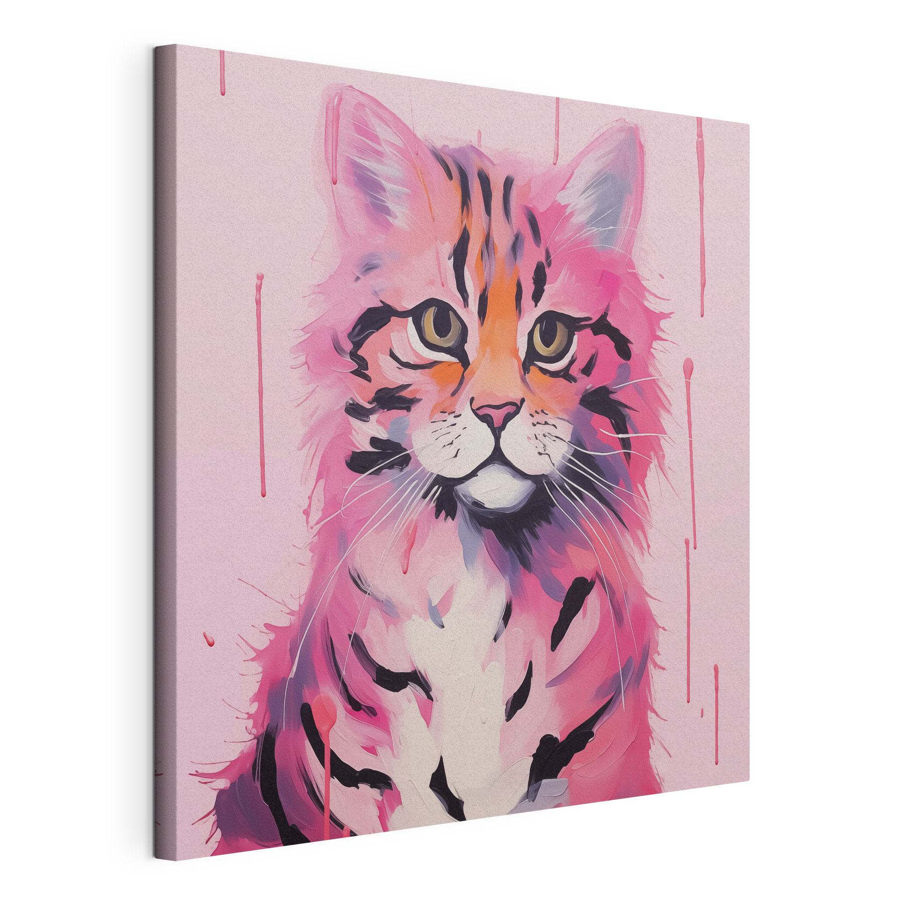 Painting of a cat Painting of a cat