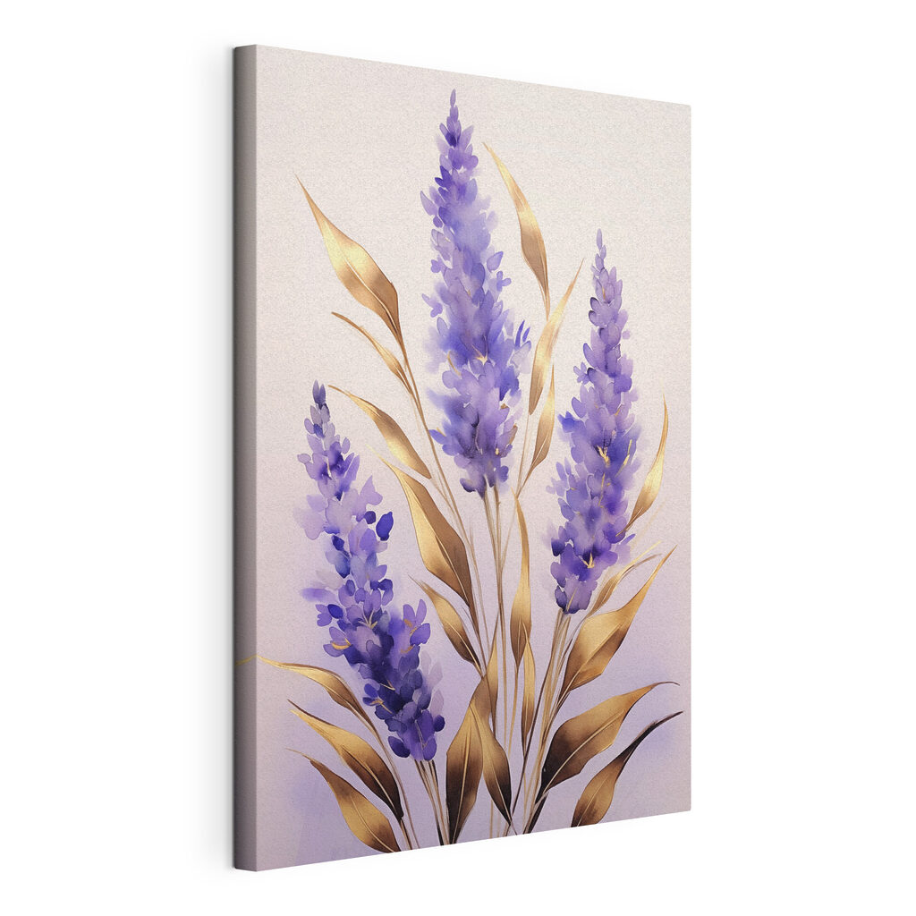 Delicate blooms in soft lavender hues