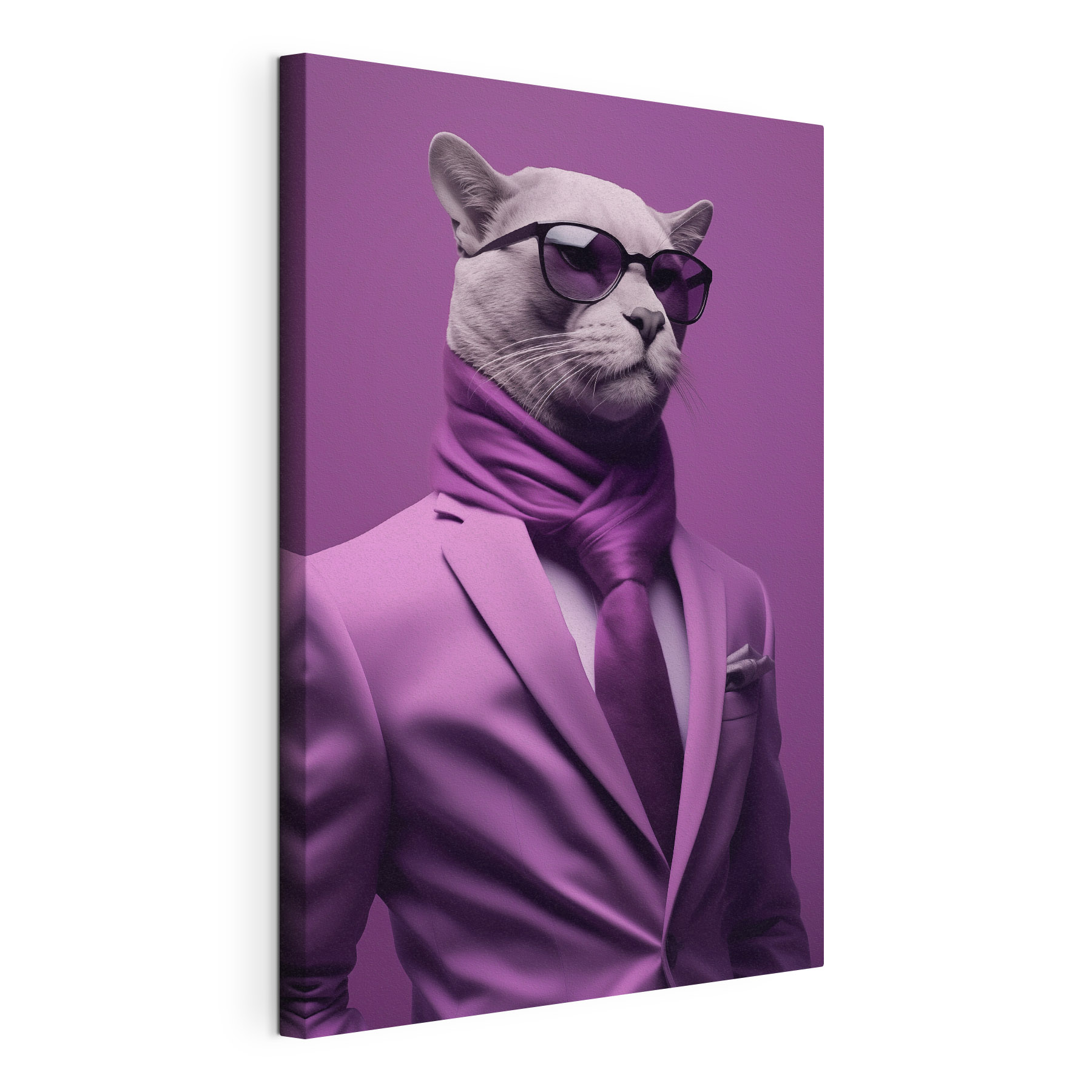 Cat wearing a suit and sunglasses Cat wearing a suit and sunglasses