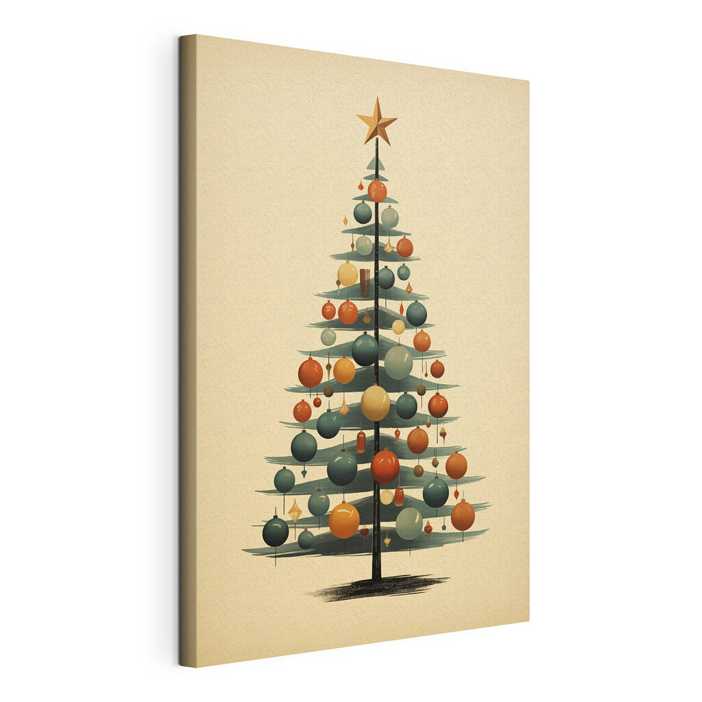 Christmas tree with ornaments Christmas tree with ornaments