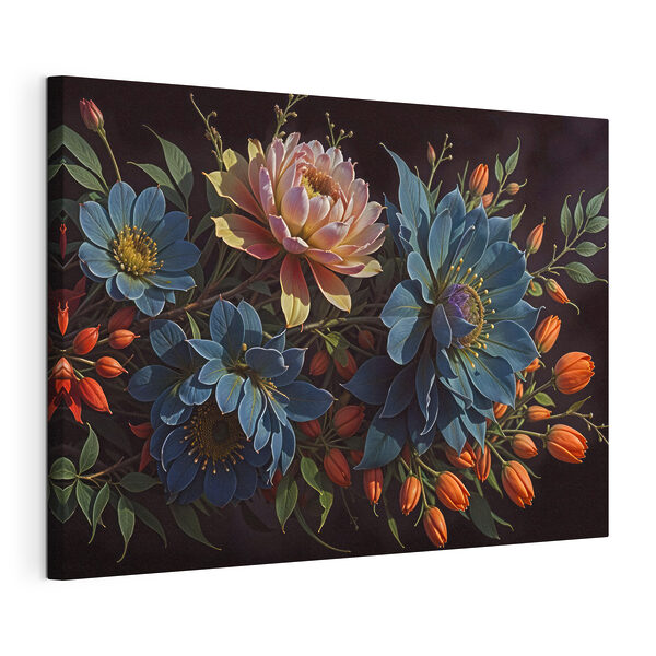 Quadri Quadri Composizione floreale con boccioli arancioni (COD: s41730)