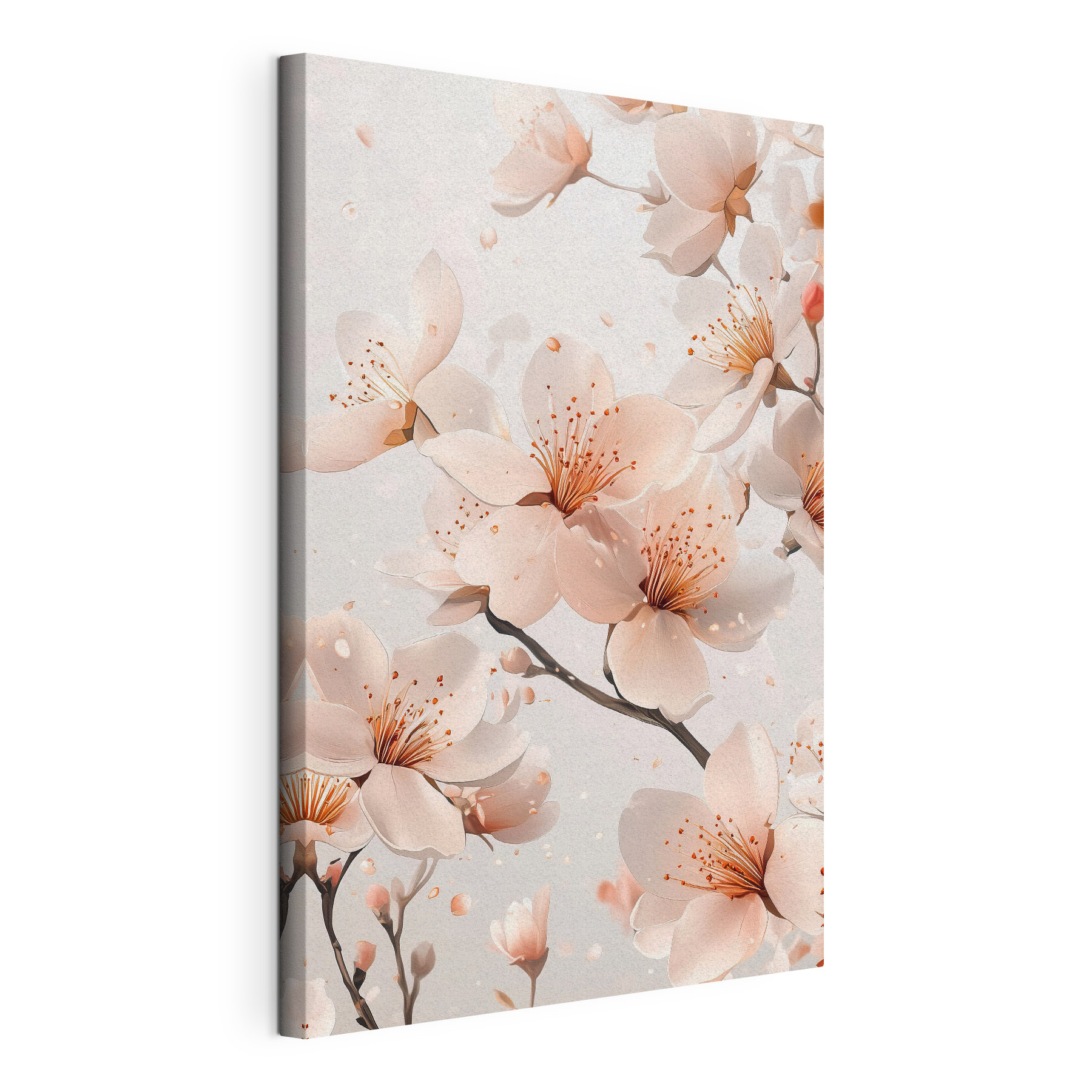 Delicate blossoms in soft hues