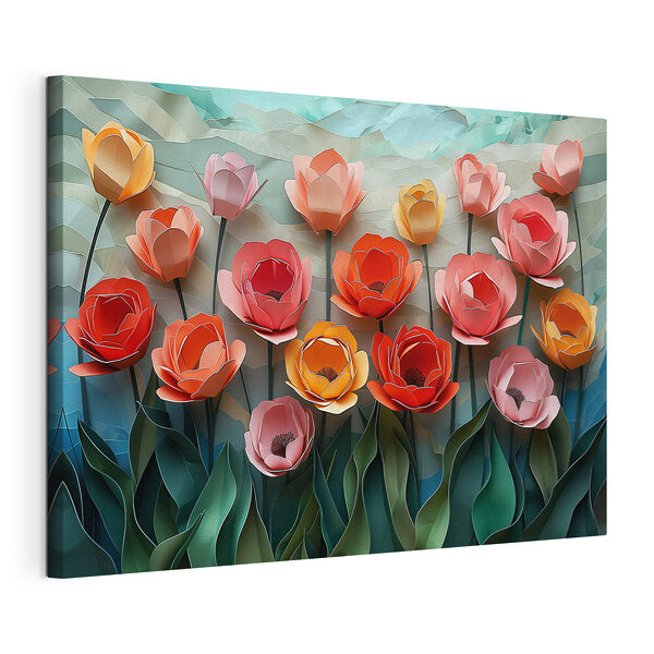 Quadri Quadri Composizione di fiori di carta (COD: s41870)