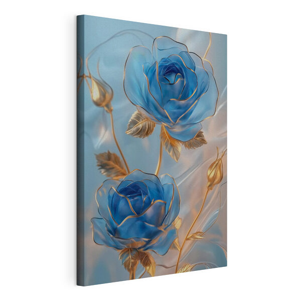 Quadri Quadri Delicate rose blu in una luce soffusa (COD: s41915)