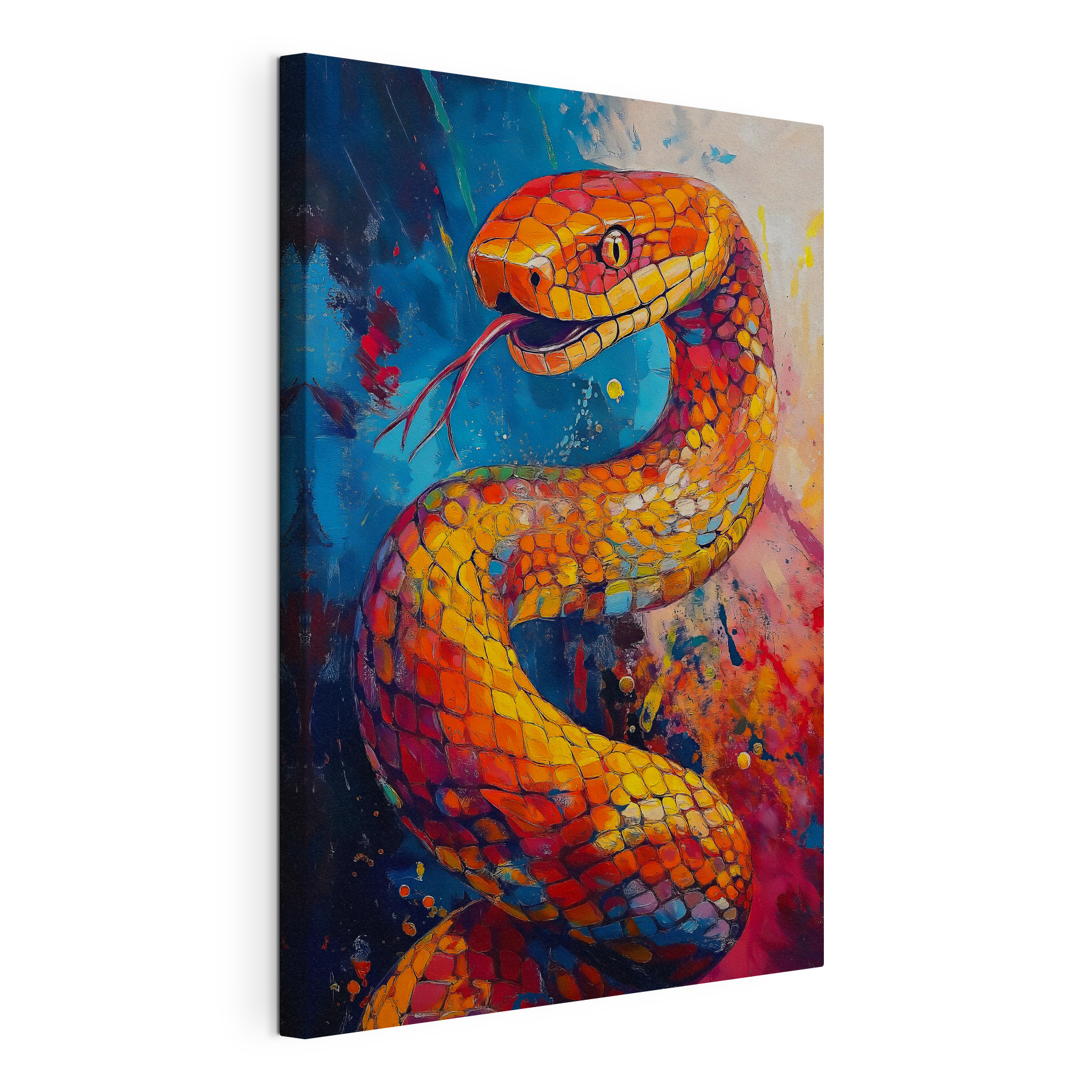 Painting of a snake Painting of a snake